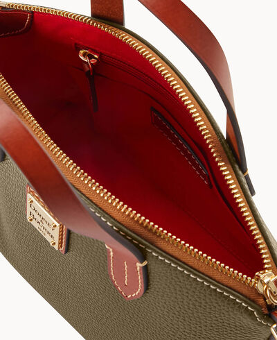 Pebble Grain Ruby Bag With Card Case
