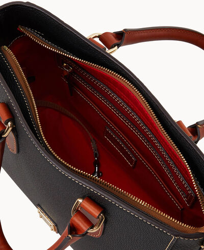 Pebble Grain Top Handle Tote