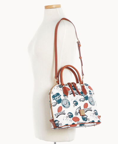 NFL Eagles Zip Zip Satchel