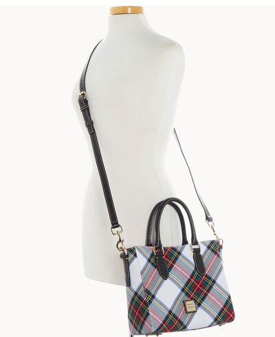 Tartan Top Handle Tote