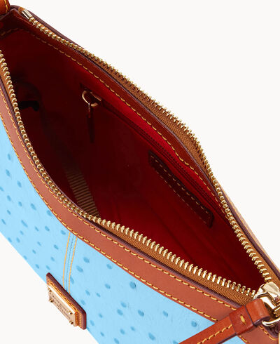 Ostrich Crossbody Pouch