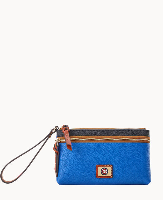 MLB Cubs Double Zip Wristlet