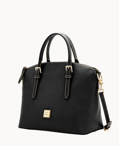 Saffiano Domed Satchel