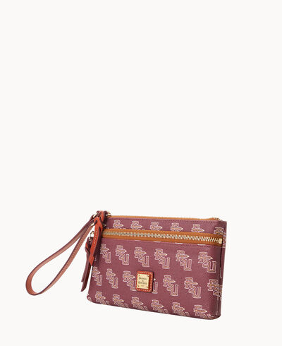 Collegiate Florida State Double Zip Wristlet