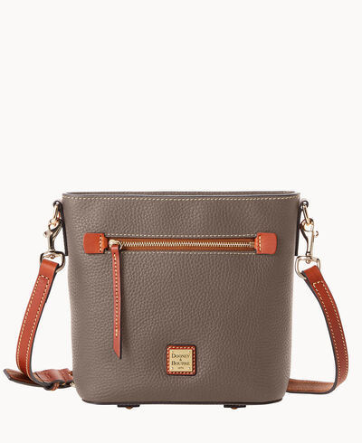 Pebble Grain Small Zip Crossbody
