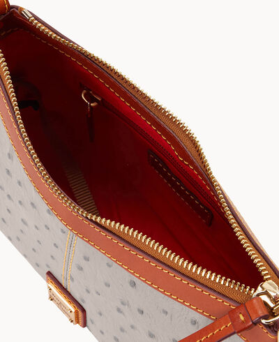 Ostrich Crossbody Pouch