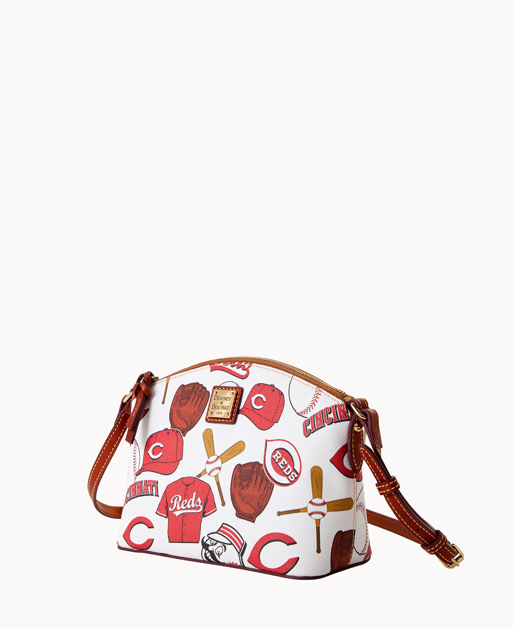 Dooney & Bourke Baseball Reds Crossbody Bag, Multi-Color