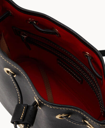 Saffiano Small Drawstring