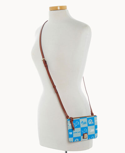 NFL Lions Top Zip Crossbody