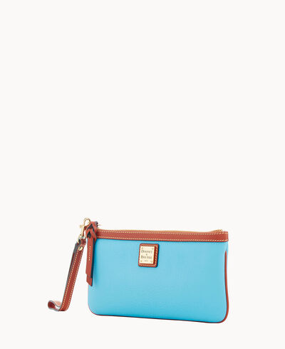 Pebble Grain Clutch Wristlet