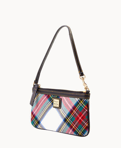 Tartan Large Slim Wristlet