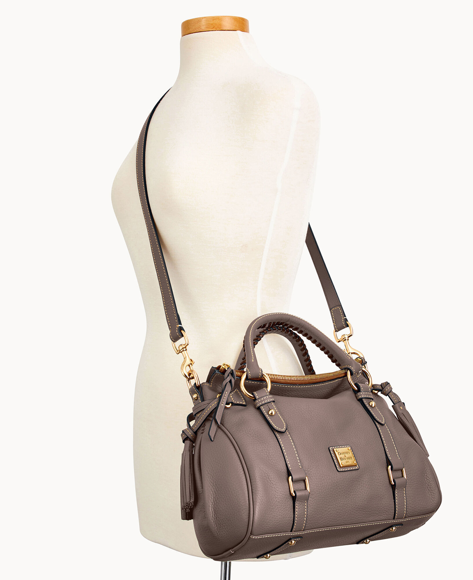 Dooney and bourke pebble leather satchel new arrivals