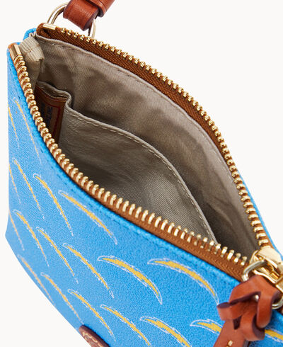 NFL Chargers Small North South Top Zip Crossbody