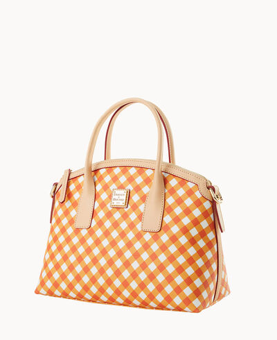 Gingham II Domed Satchel
