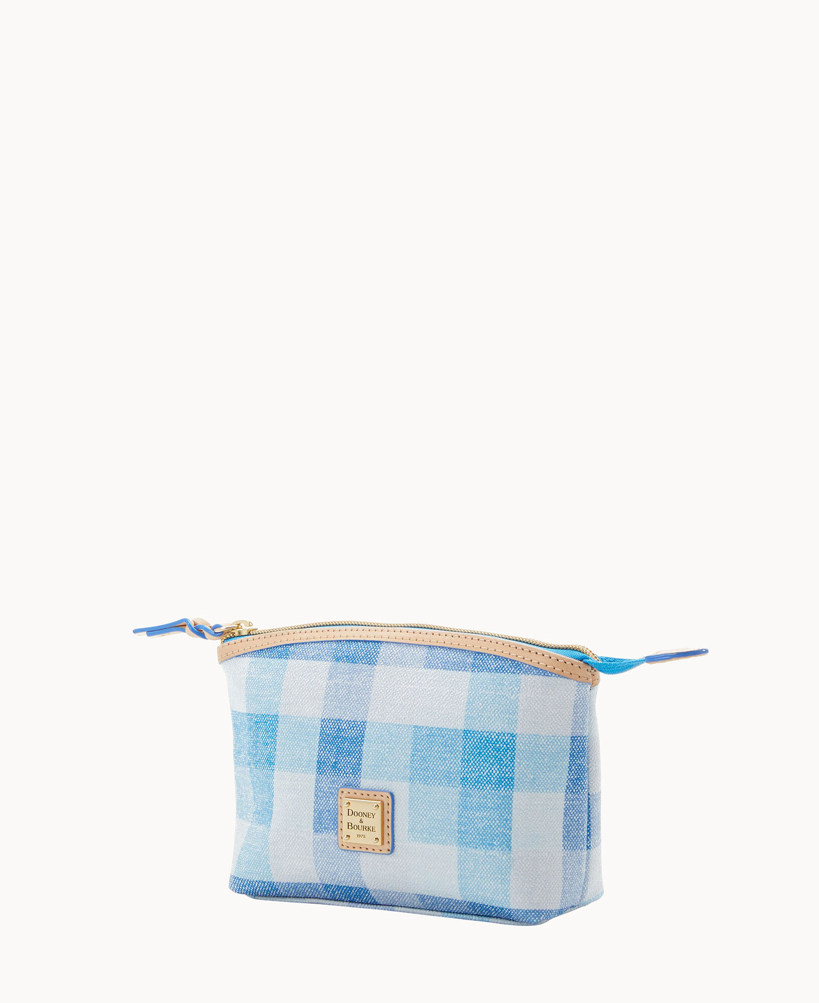 Dooney Bourke Quadretto Check Cosmetic Case