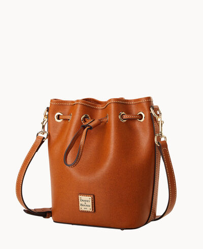 Saffiano Small Drawstring