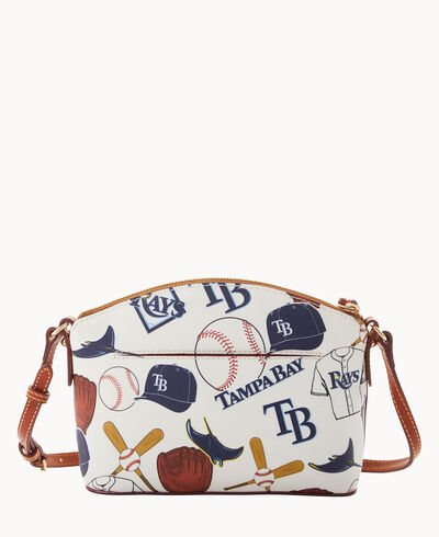 MLB Rays Suki Crossbody Med Wristlet