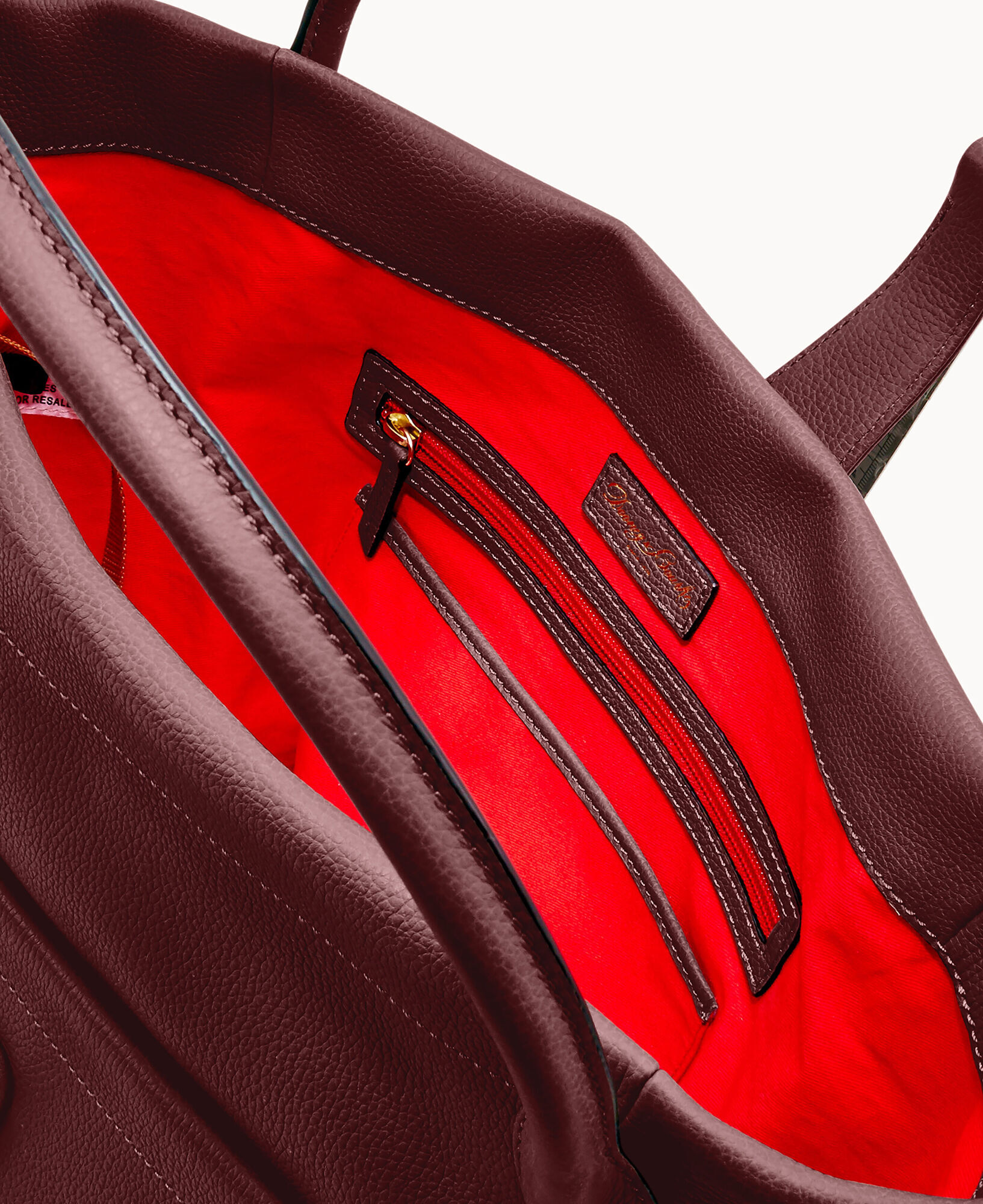 Dooney belvedere logo lock tote sales