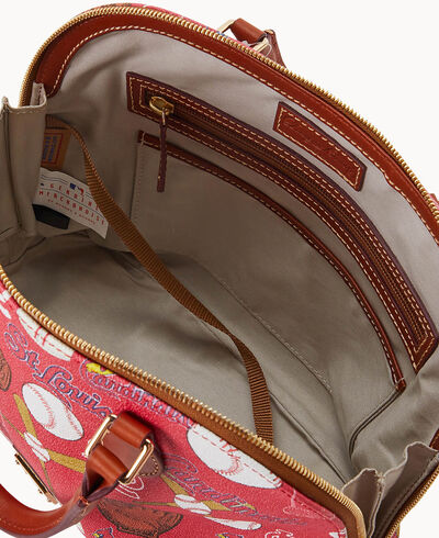 MLB Cardinals Zip Zip Satchel