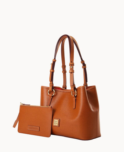 Saffiano Small Briana with Pouch