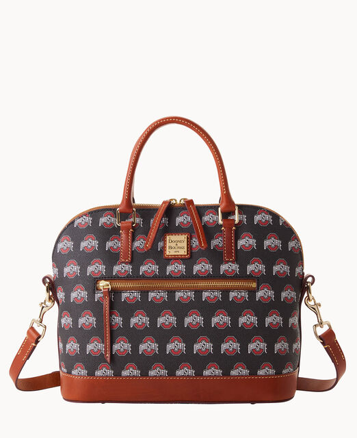 NCAA Ohio State Domed Zip Satchel