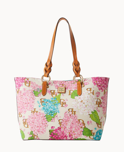 Hydrangea Monogram Nelly Tote