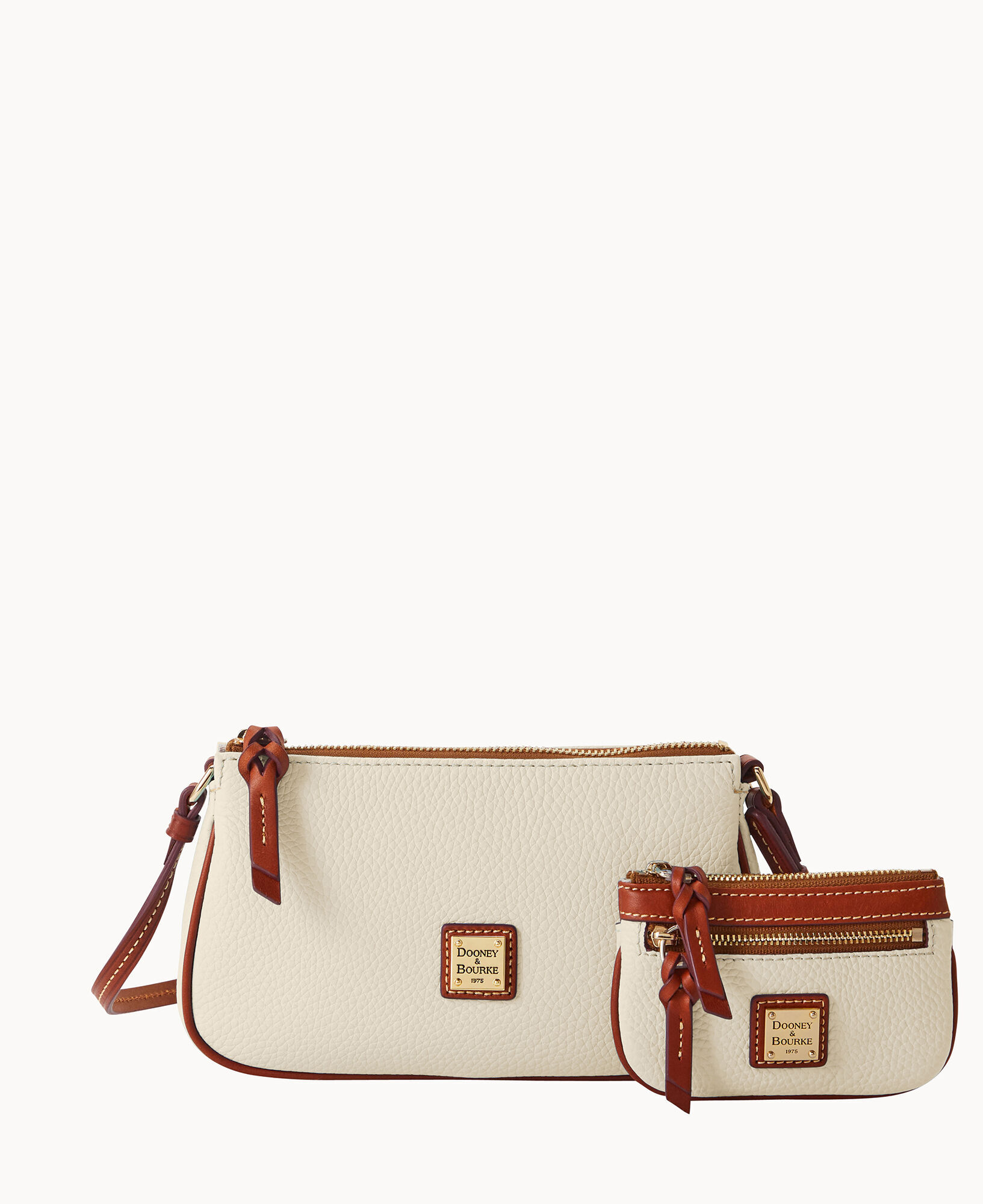 Pebble Grain Lexi Crossbody chr 38 Small Coin Case