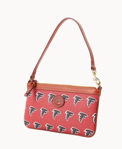 NFL Falcons Large Slim Wristlet