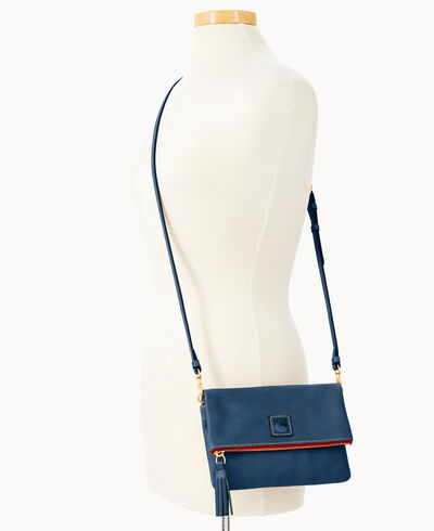 Florentine Foldover Zip Crossbody