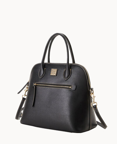 Saffiano Large Domed Satchel