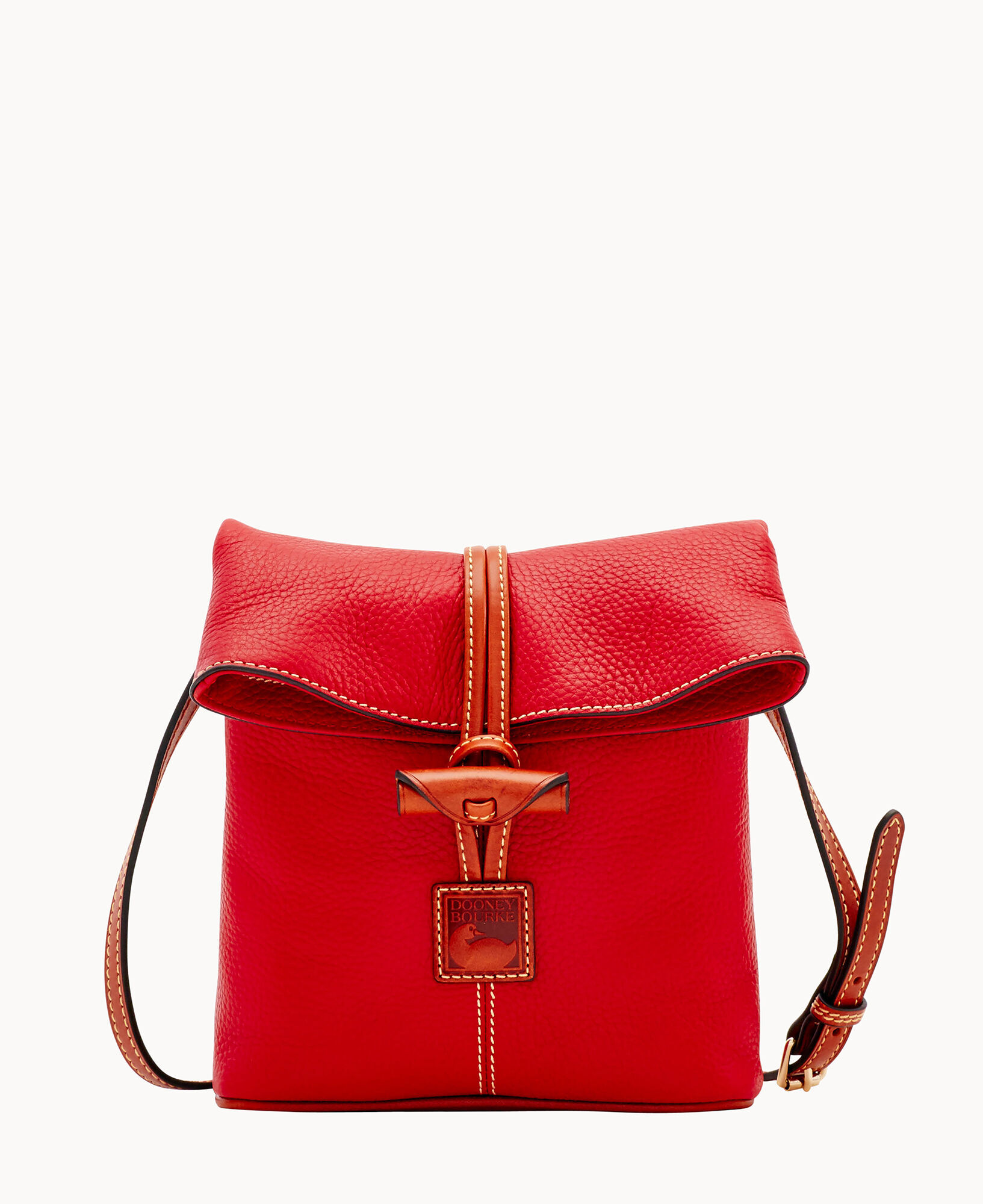 Pebble Grain Toggle Crossbody