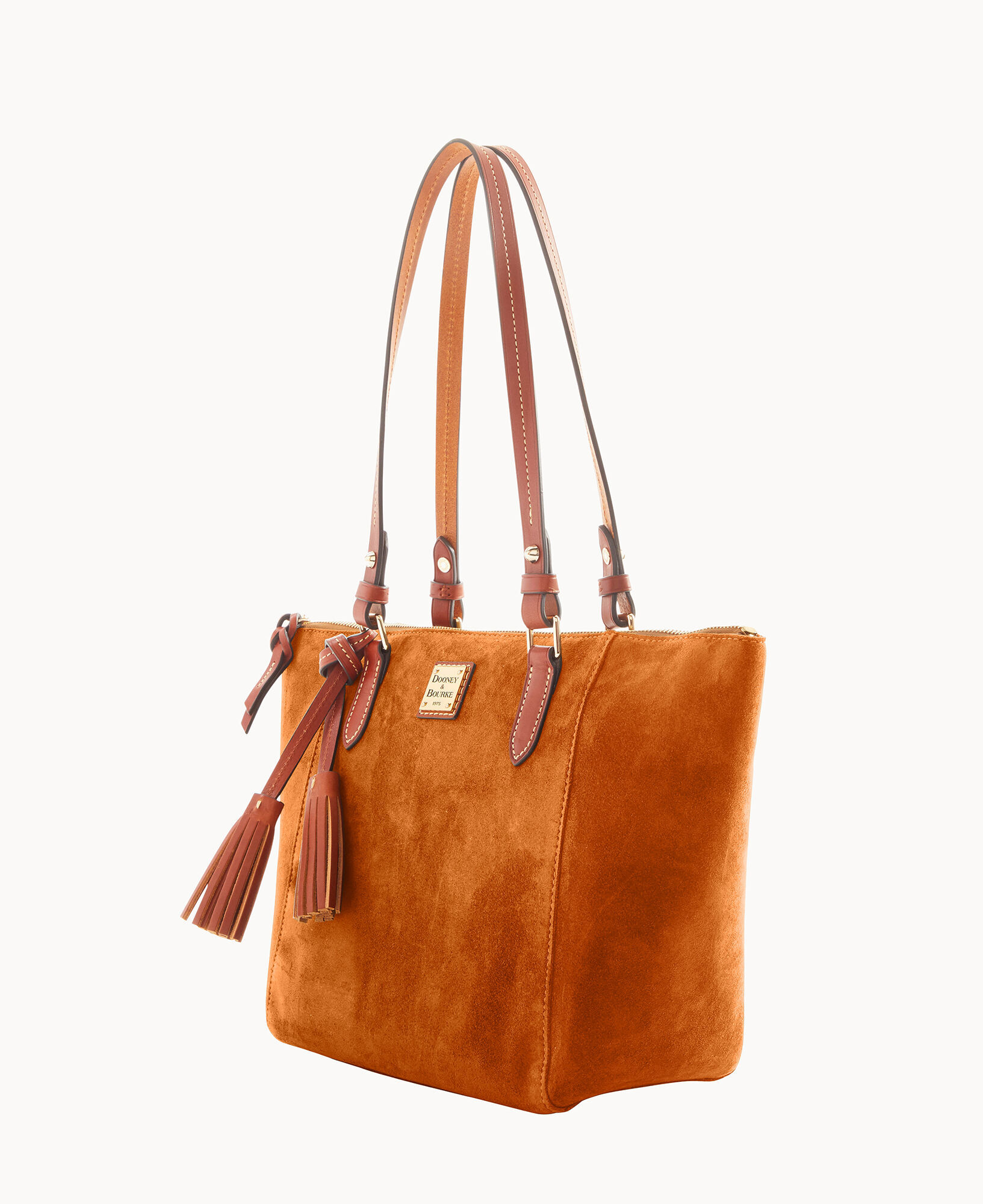 Dooney and bourke suede tote hotsell
