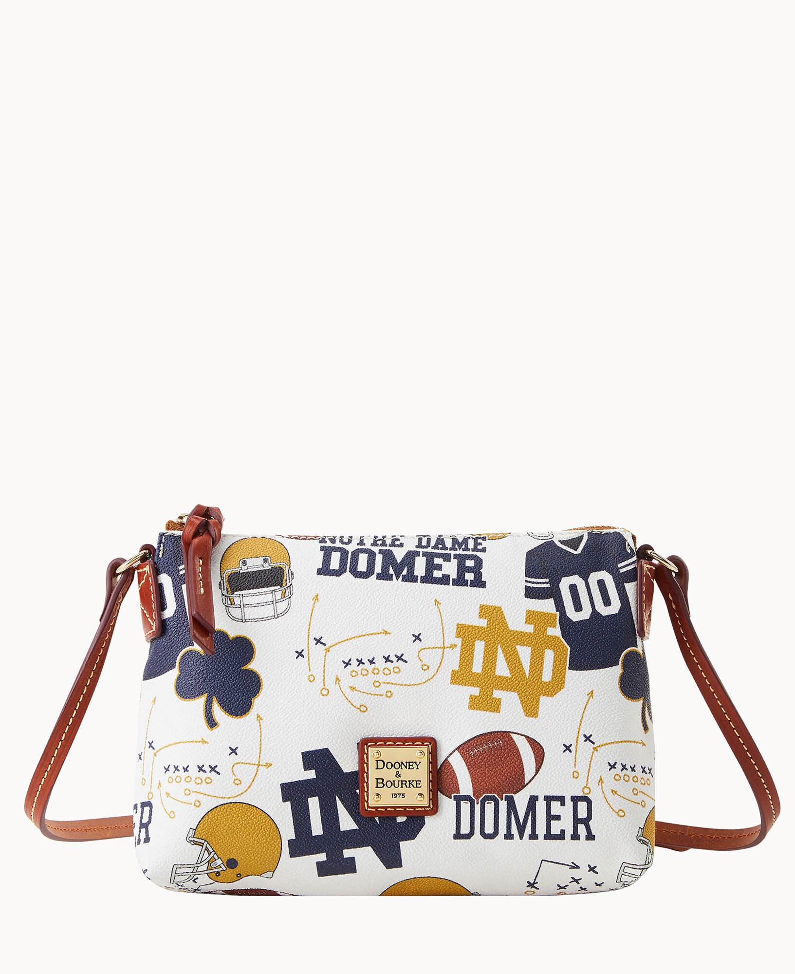 Dooney Bourke Collegiate University of Notre Dame Crossbody Pouchette