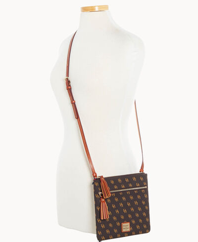 Gretta Double Zip Tassel Crossbody