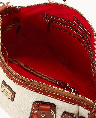 Pebble Grain Medium Mail Satchel