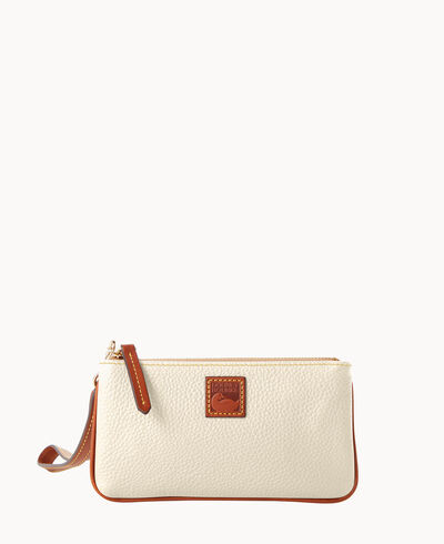 Pebble Grain Medium Wristlet