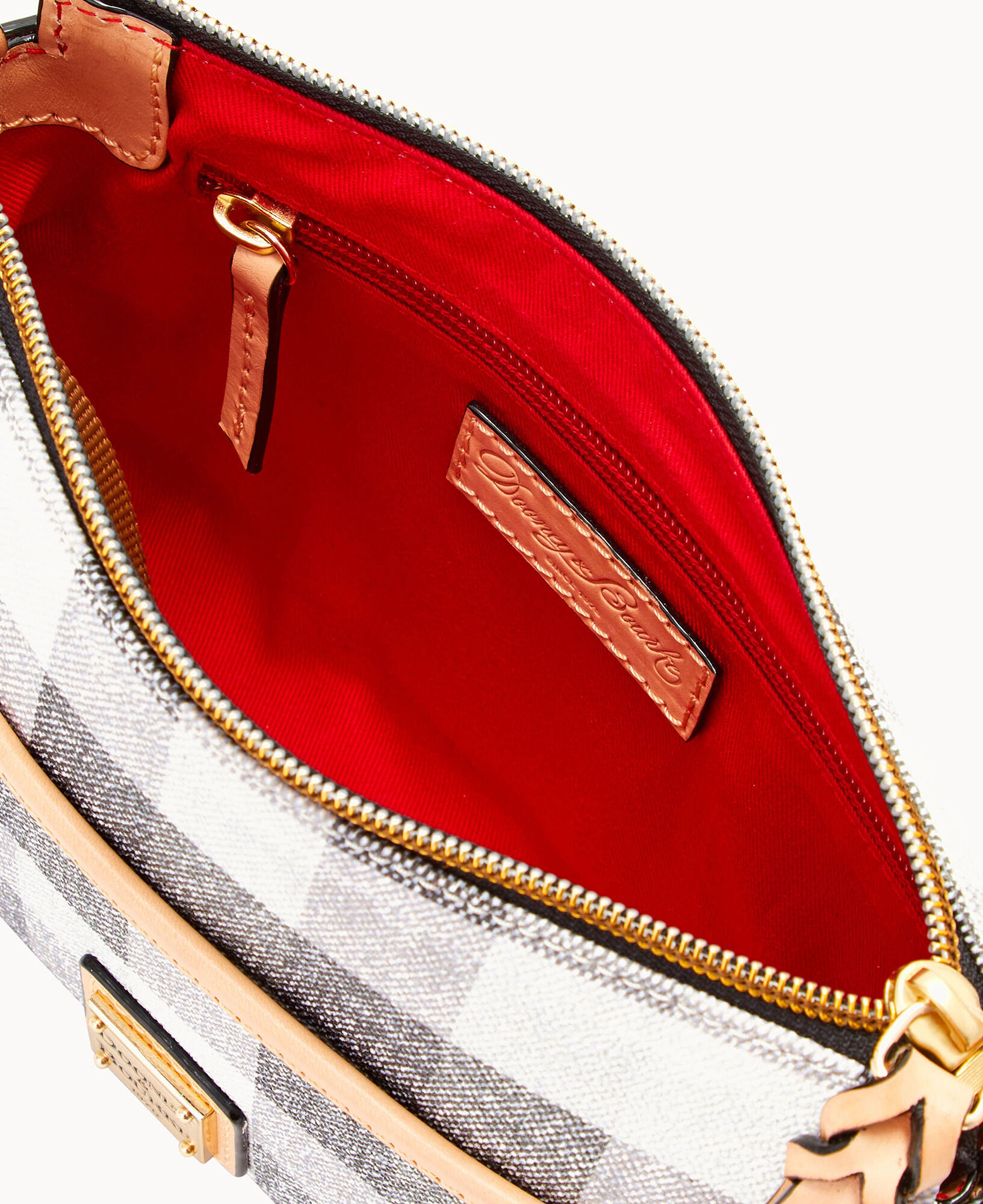 Dooney Bourke Quadretto Check Ginger Crossbody