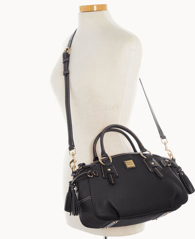 Pebble Grain Medium Mail Satchel