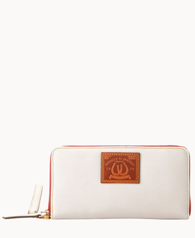 Western Large Zip Around Wristlet