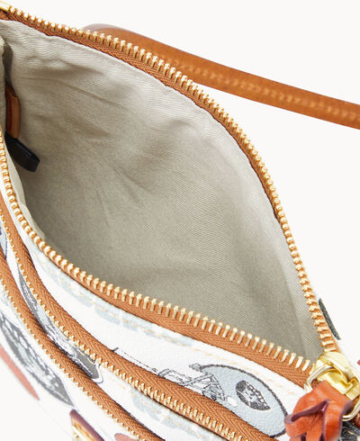 NFL Raiders North South Triple Zip Crossbody