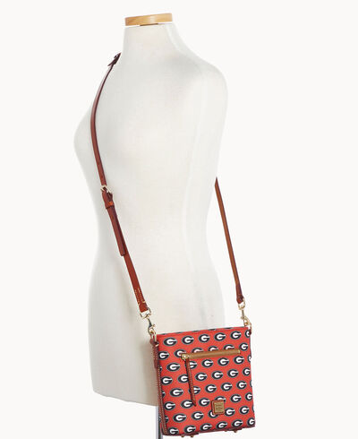 Collegiate University of Georgia Small Zip Crossbody