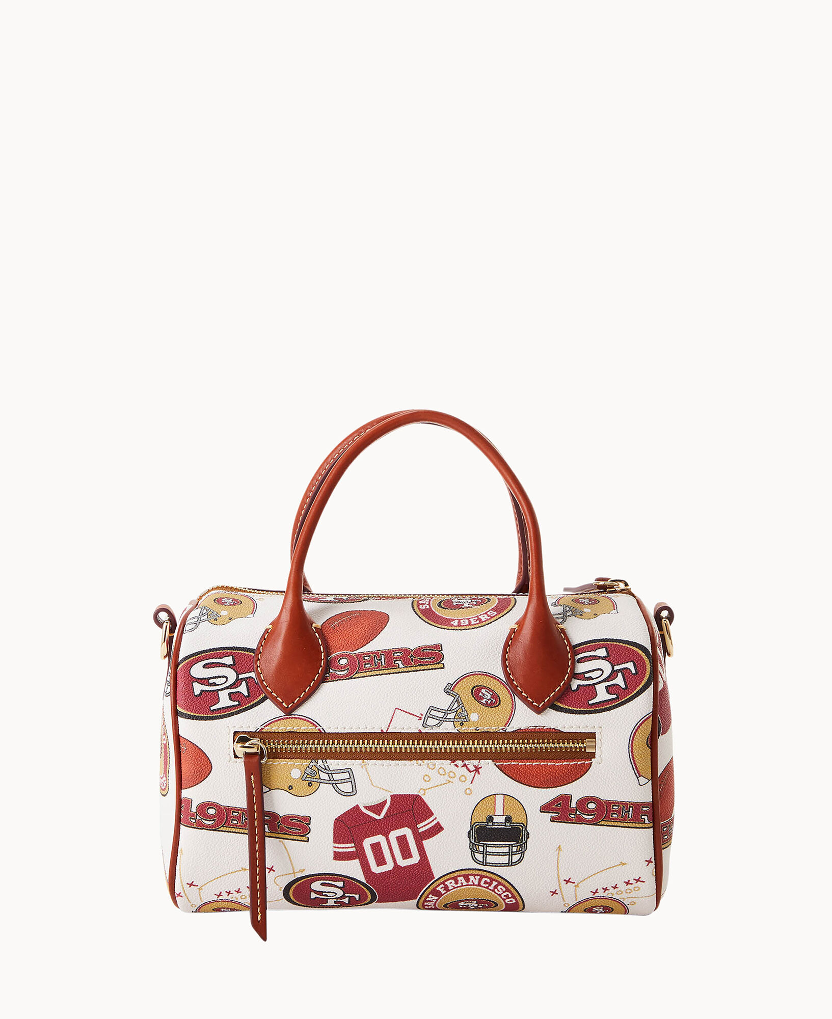 Dooney & Bourke NFL 49ERS Barrel Satchel