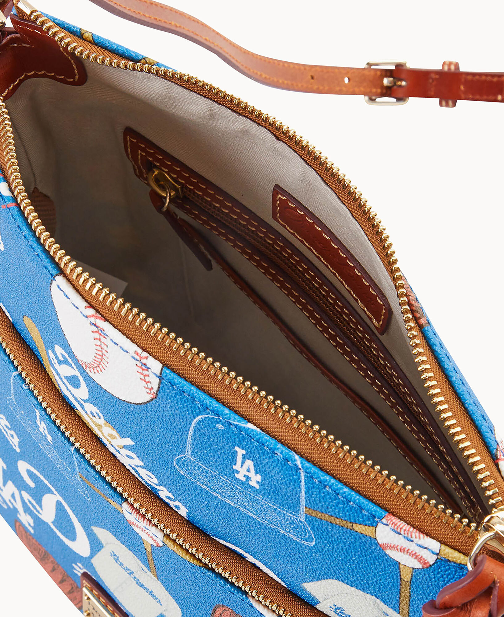 Dooney & Bourke MLB Los Angeles Dodgers Large Sac Shoulder Bag