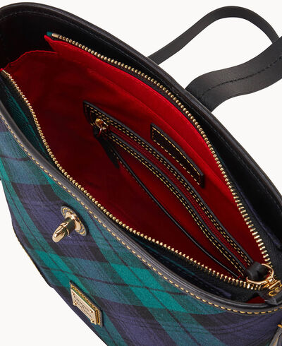 Tartan Crossbody Bucket