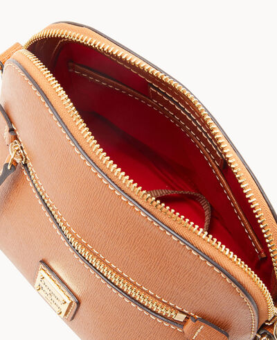 Saffiano Domed Crossbody