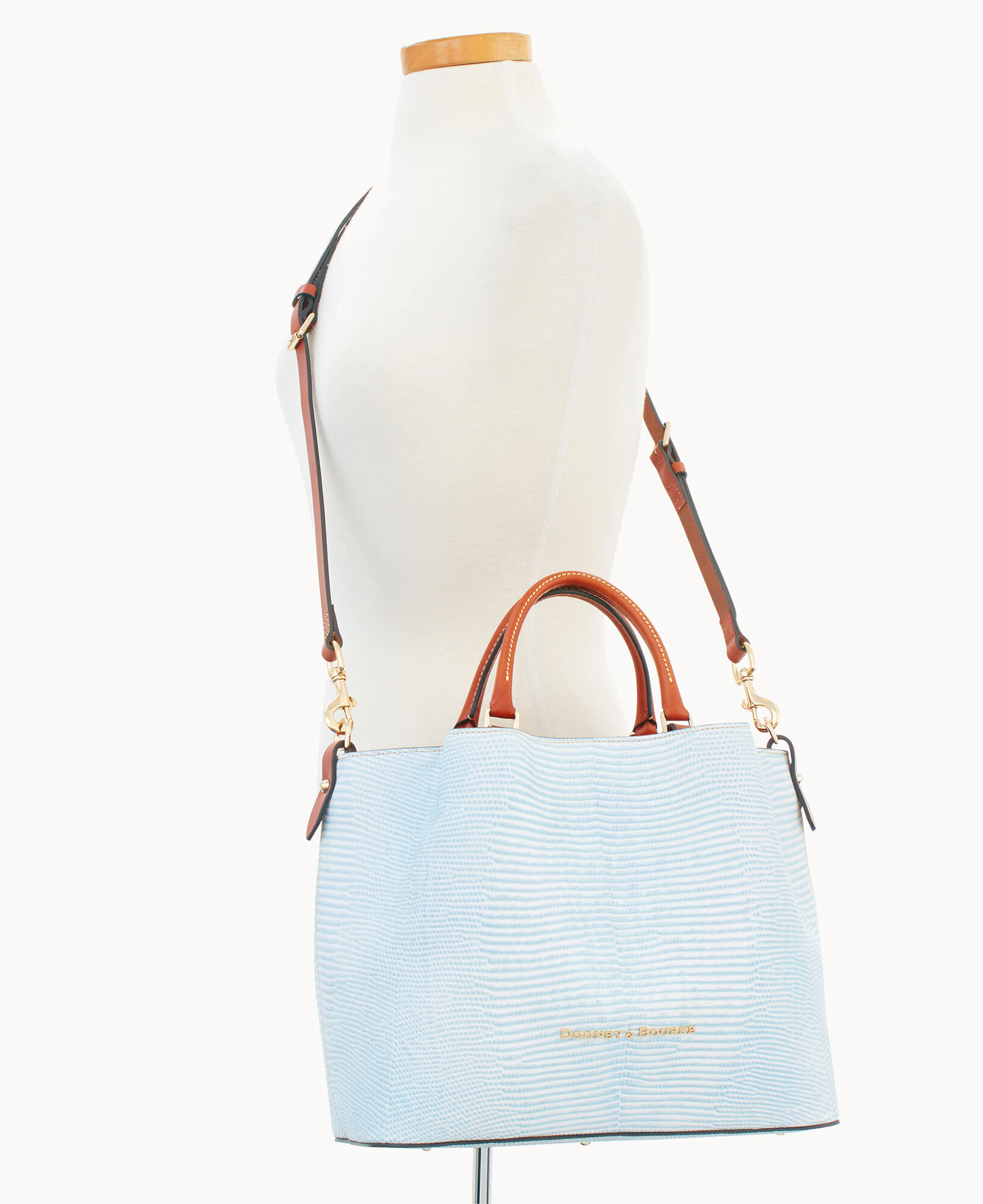 Dooney and bourke embossed lizard large barlow online