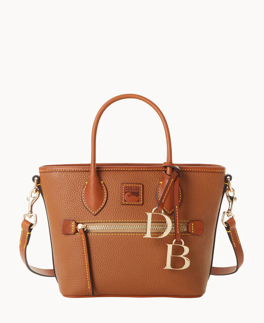 Pebble Grain Small Handle Tote