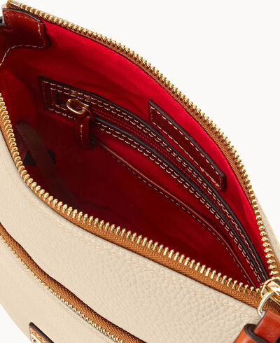 Pebble Grain Small Tassel Crossbody