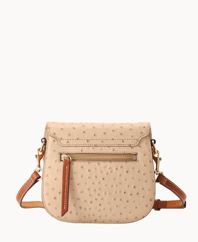 Ostrich Saddle Bag