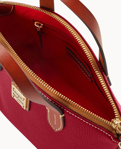 Pebble Grain Ruby Bag With Card Case